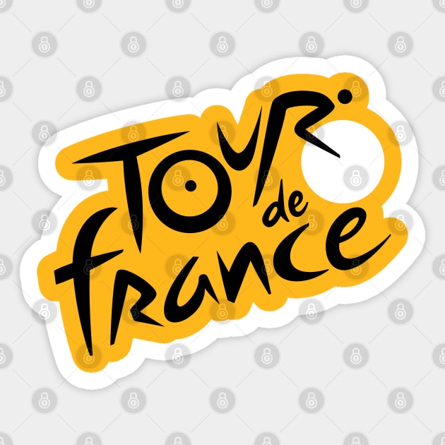 Cycling Tour De France Sticker by inkstyl